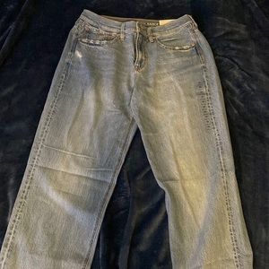 A&E comfort stretch waistband jeans, size 10/30W, 90’s Low Rise Straight
